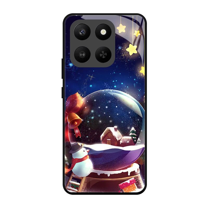Рождественский Расписной Чехол Для Honor 400 200 90 70 50 Lite Pro Закаленное Стекло Задняя Крышка Для Honor 400 200 Умный Чехол Fundas Бампер