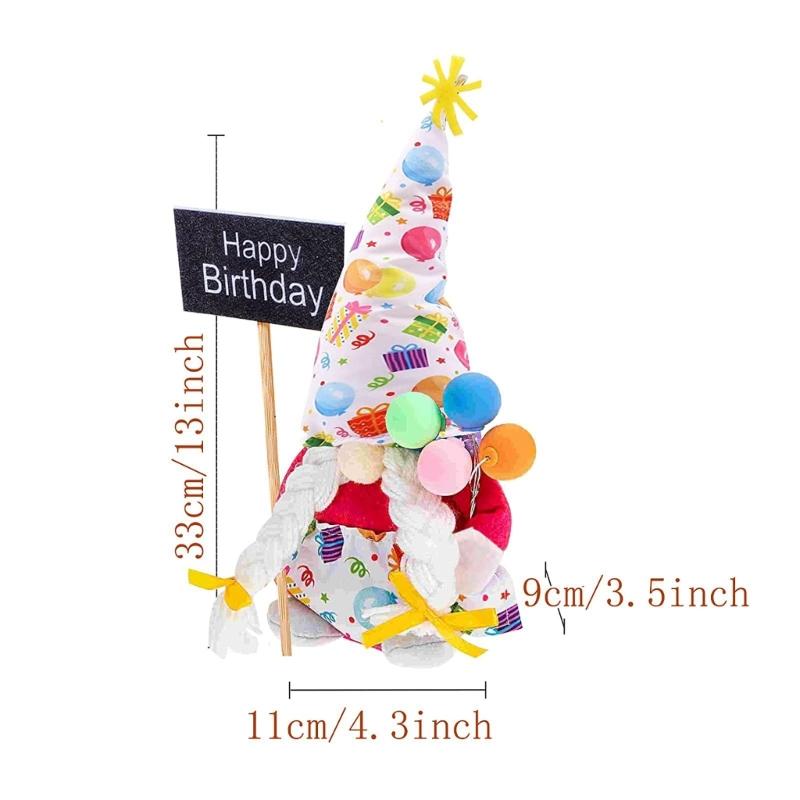 Гномы на День Рождения Плюшевая Безликая Кукла Подарок на День Рождения Скандинавская Вечеринка Домашние Украшения Томте Гномы Кухонное Украшение