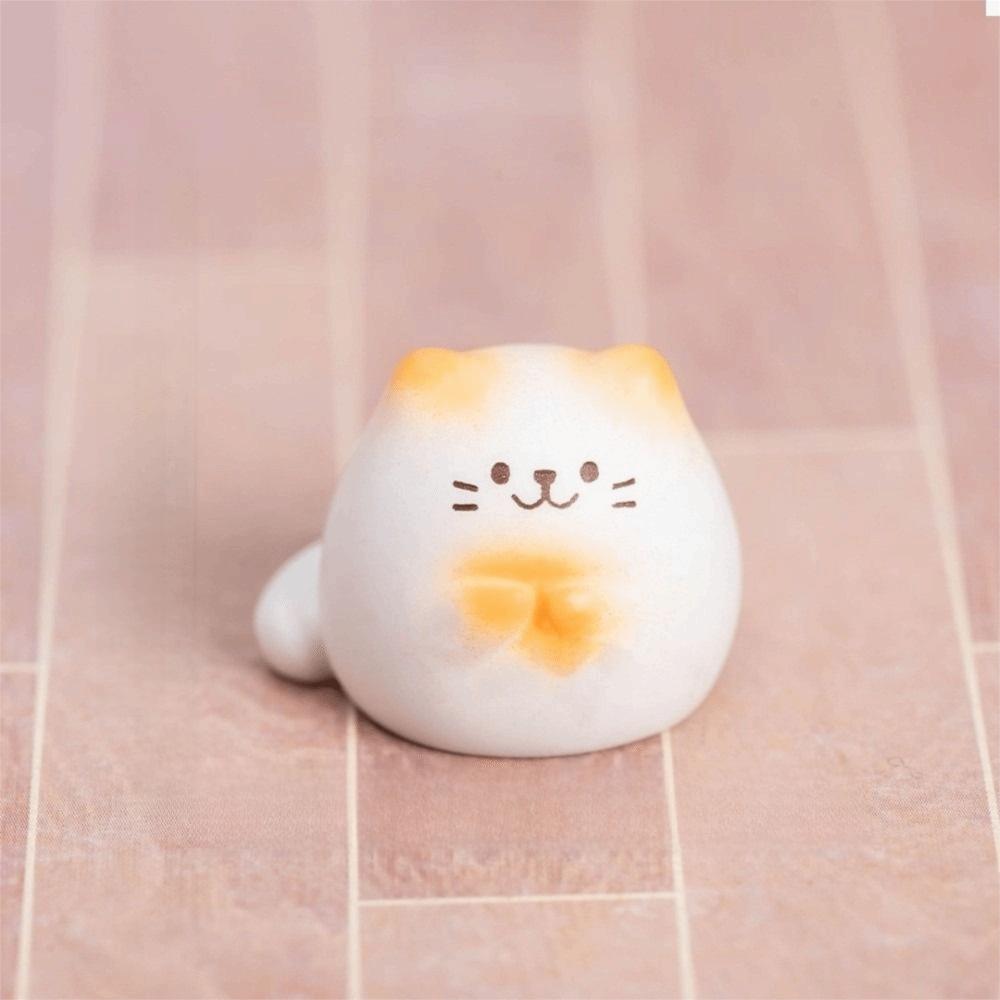 Mini Cat Desktop Decoration DIY Accessories Animal Figurine Cute Cat Ornaments  Home Decor