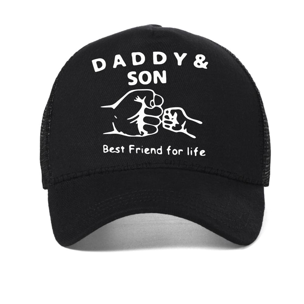 Папа сын лучшая бейсболка папа веселый подарок новинка кепки мода дышащая Snapback кепки лето сетка регулируемая кепки тракер