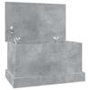VidaXL Storage Box Concrete Grey 50x30x28 Cm Engineered Wood 816500