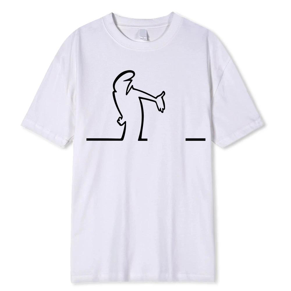 Great Space Coaster T-Shirts La Linea TV Series Print Streetwear Street Fashion Pure Cotton T Shirt Funny Tees Tops 80566