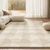 Cream Style Carpets for Living Room Thicken Washable Lounge Floor Mat Large Area Bedroom Decor Plush Carpet Home Fluffy Soft Rug