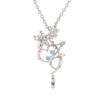 Disney Princess Jasmine Silver Pendant Necklace Cubic Zirconia [Disney] (VPCDS20123)