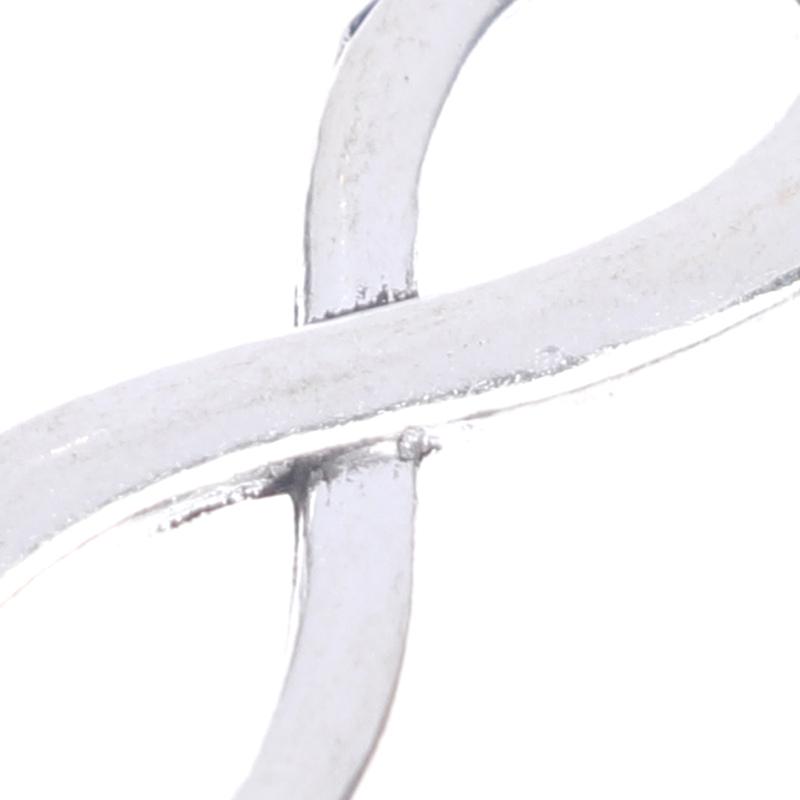 20 шт. Подвески Ссылка Символ бесконечности Соединение Серебряный цвет Подвески Изготовление своими руками