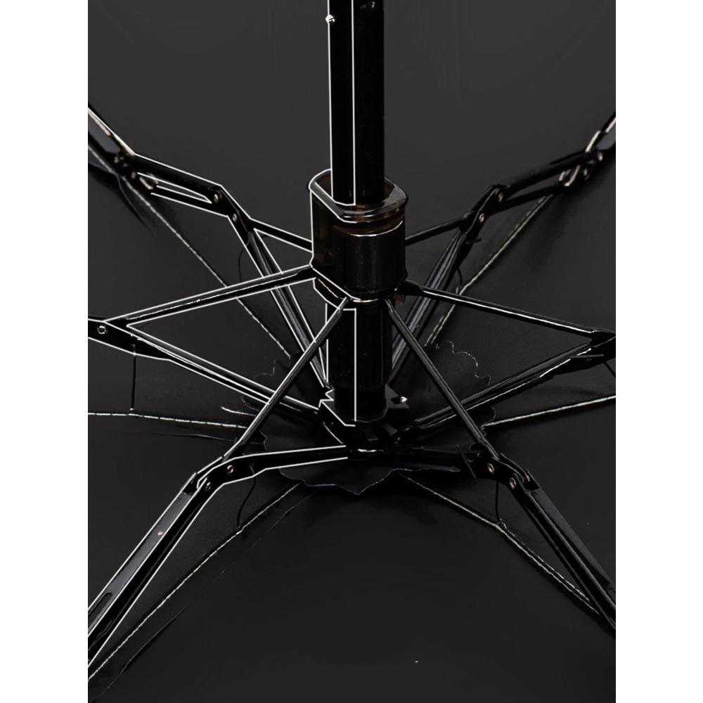 Women's Mini Black Rubber Sunscreen UV Sunshade Umbrella Compact and Convenient Capsule Sun Umbrella Six Fold Umbrella