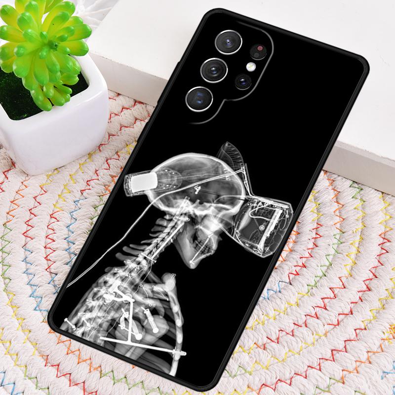 TPU чехол для телефона с рентгеновским снимком скелета для Samsung Galaxy note 10 pro S26 S25 S24 S23 S22 Ultra Plus S21 FE S20 Ударопрочный чехол