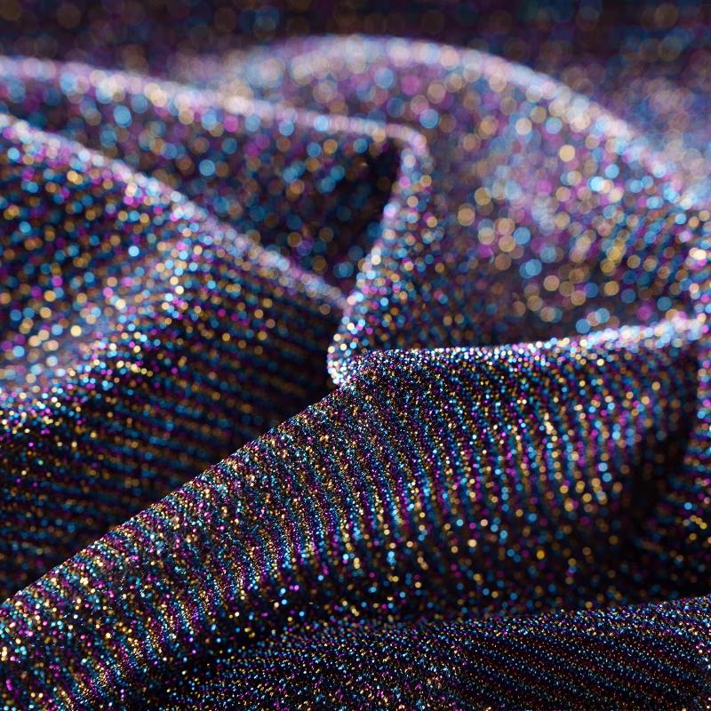 Двусторонняя мерцающая звездная бархатная ткань Яркая шелковая блестящая бархатная ткань Неэластичная для DIY шитья платьев ципао