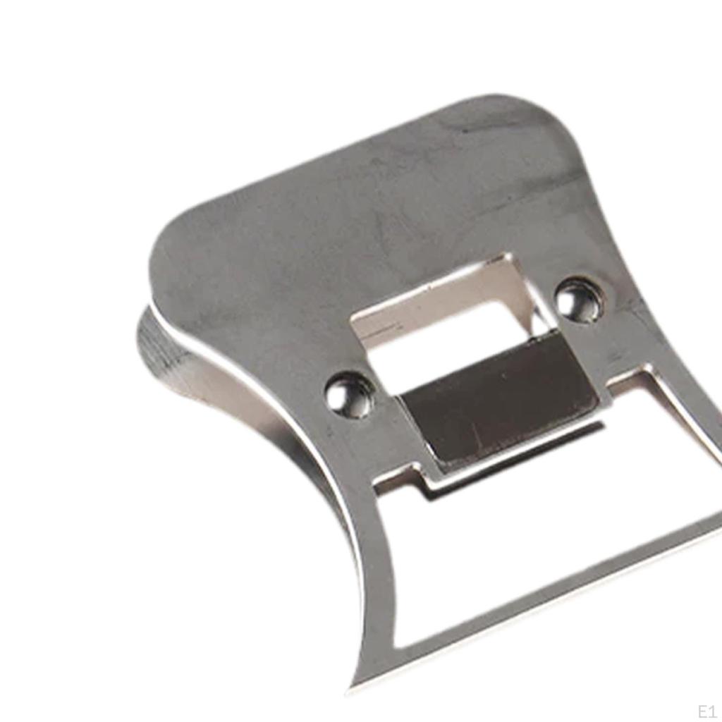 Fly Tying Hackle Clamp Feather Pliers Lightweight Replacement Fishing Equipment Accessory Compact