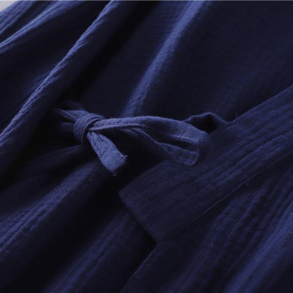 Новый весенне-осенний японский халат-кимоно для пары, хлопковый креповый халат, мужской халат-кимоно, мужская одежда для сна