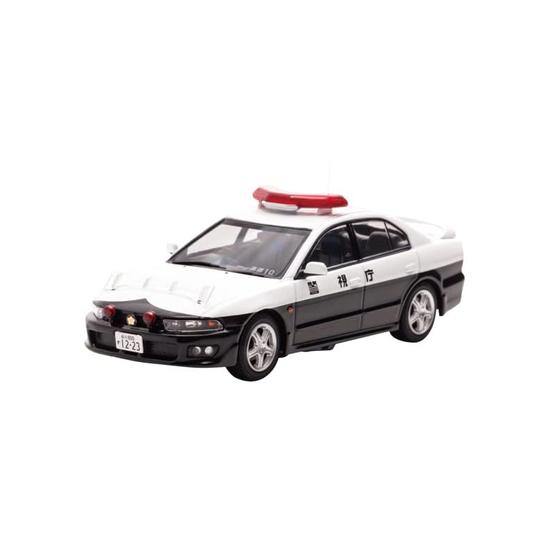 RAI'S 1/43 Mitsubishi Galant VR-4 (EC5A) Автомобиль Дорожно-патрульной службы Полицейского управления Токио 2002 года (Скорость 10) Готовая модель