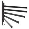 Aluminum Swivel Towel Bar Thicken Design Towel Holder Durable Swing Arm Towel Rack  Space Saving