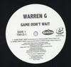 12-дюймовая пластинка WARREN G Game Dont Wait Remix 756121 Restless Record 1999 US Rap HipHopRB Б/у