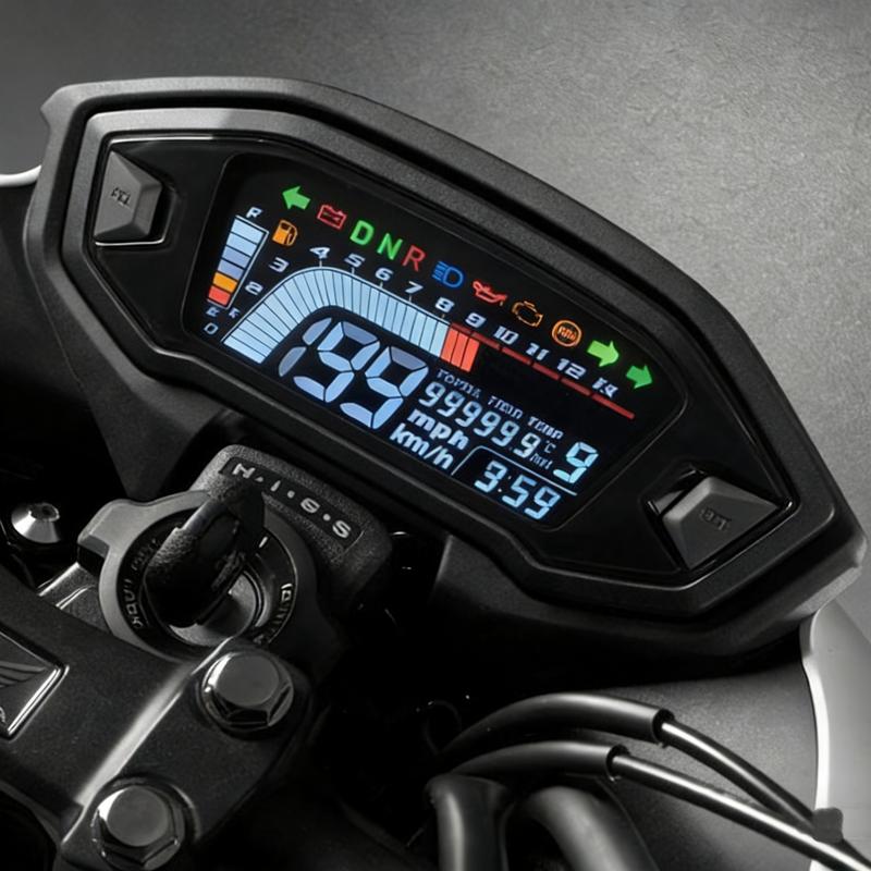 Universal Motorcycle Accessories Speedometer Instrument Panel Digital Odometer Tachometer for Honda Grom Msx125 CB500F CRF250L