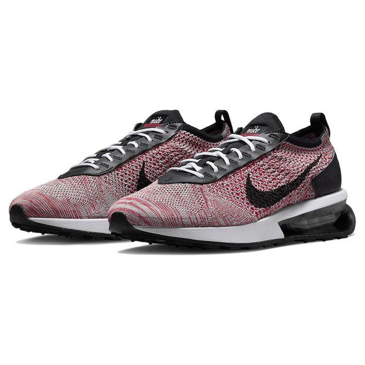 Nike Air Max Flyknit Racer University Красные мужские кроссовки Черный Волк-Серый Белый FD2764-600