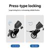 3Pcs Rotation Caster Wheel Set For Photography Light Stand Studio Photo Video Locking Caster Set With Brake