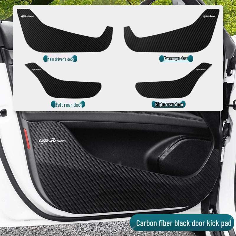 Накладка на порог двери Alfa Romeo Stelvio/Giulia - Улучшение защиты интерьера