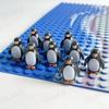 9 шт. Гляциальные Антарктические Пингвины Строительные Блоки Moc Животные Diy Игрушки Совместимые Маленькие Блоки Игрушки Для Детей Подарок на День Рождения