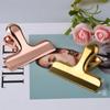 Vintage Binder Clip Memo Clip Metal Planner Clips Gold Silver Black Color Clamp Office Decorative Supplies School Stationery