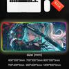 Коврик для мыши с RGB-подсветкой, игровой коврик для мыши, большой светодиодный коврик, коврик для стола ПК, светящийся коврик для мыши, большие коврики для клавиатуры, ковер для стола с подсветкой
