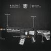 Нетоксичный 1101 деталь Модель Автомата M416 из Строительных Блоков Серия Городская Полиция Военное Оружие Пистолет Пазл Собираемые Кубики Игрушки Для Детей Подарок Ребенку