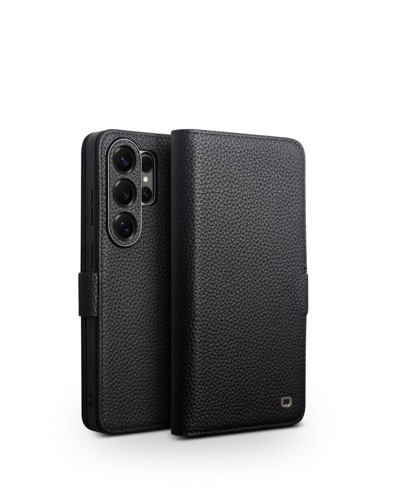 Оригинальный кожаный чехол для телефона Samsung S26+ Plus 5G, деловой стиль, модный, роскошный, с отделениями для карт, чехол для S26 Ultra 5G