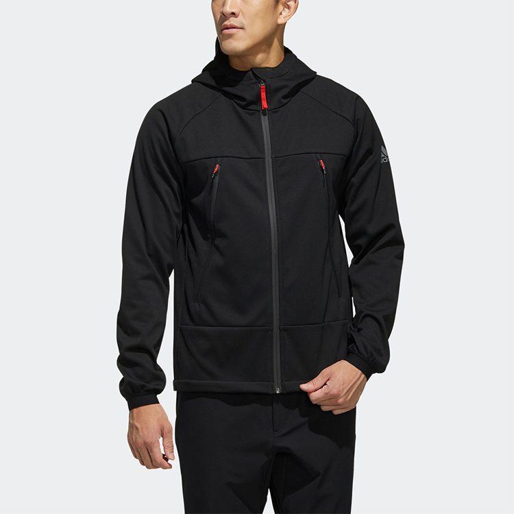 adidas Куртки Мужские Черные С Капюшоном Умеренные Другие EH3945