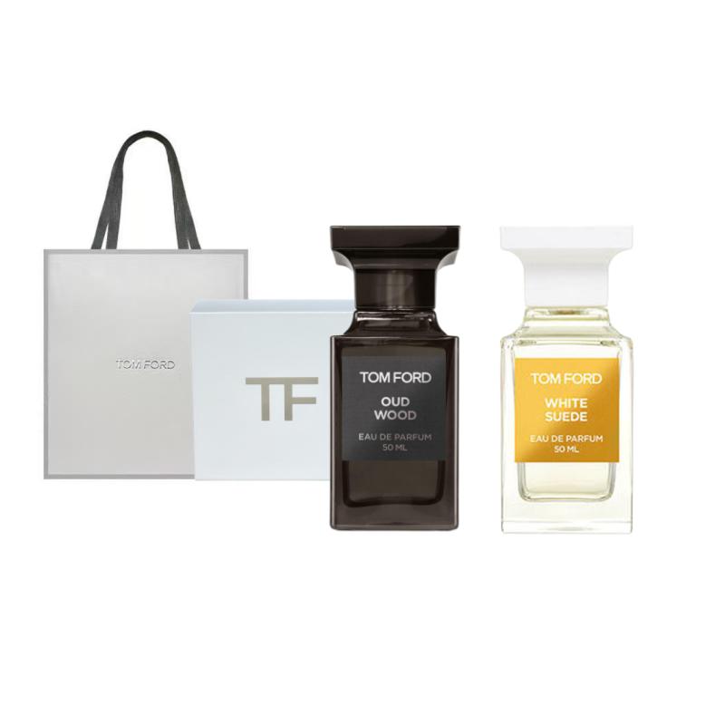 Tom Ford White Suede Eau de Parfum With Oud Wood Eau de Parfum Perfume Set, Limited Edition