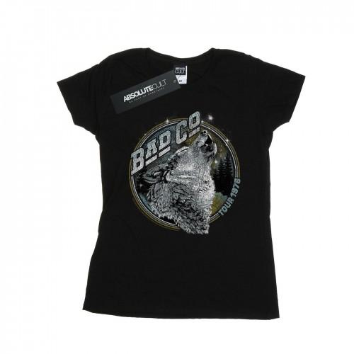 Bad Company Womens/Ladies Wolf Tour 1976 Cotton T-Shirt