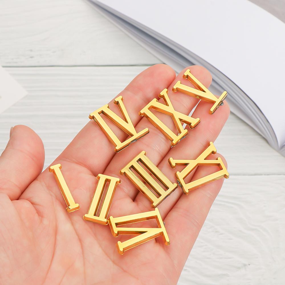 Replacement Gadget Arabic Number Clock Numerals Accessories Roman Numerals Quartz Clock Parts