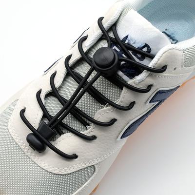 1 пара круглых шнурков в горошек с эластичным замком, аксессуары для спортивной обуви для пешего туризма, ленивые кружева