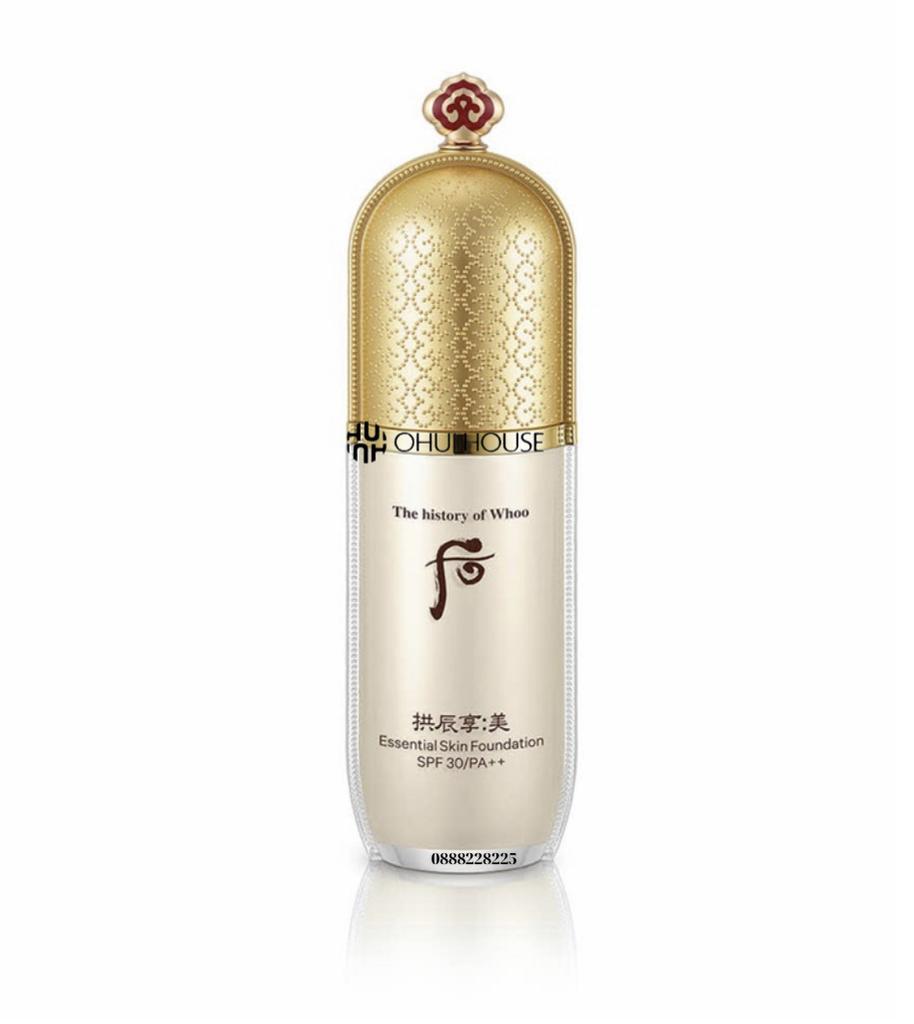 The history of whoo Gongjinhyang Mi Essencial Skin Foundation No.2 SPF30 / PA++ 40ml