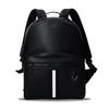 Bally Mavrick Black And White Striped Color Block Leather Backpack Men Backpack 6238746