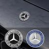 TVE4  Ornaments Car Metal Flat Hood Emblem Front Badge Logo For Mercedes Benz