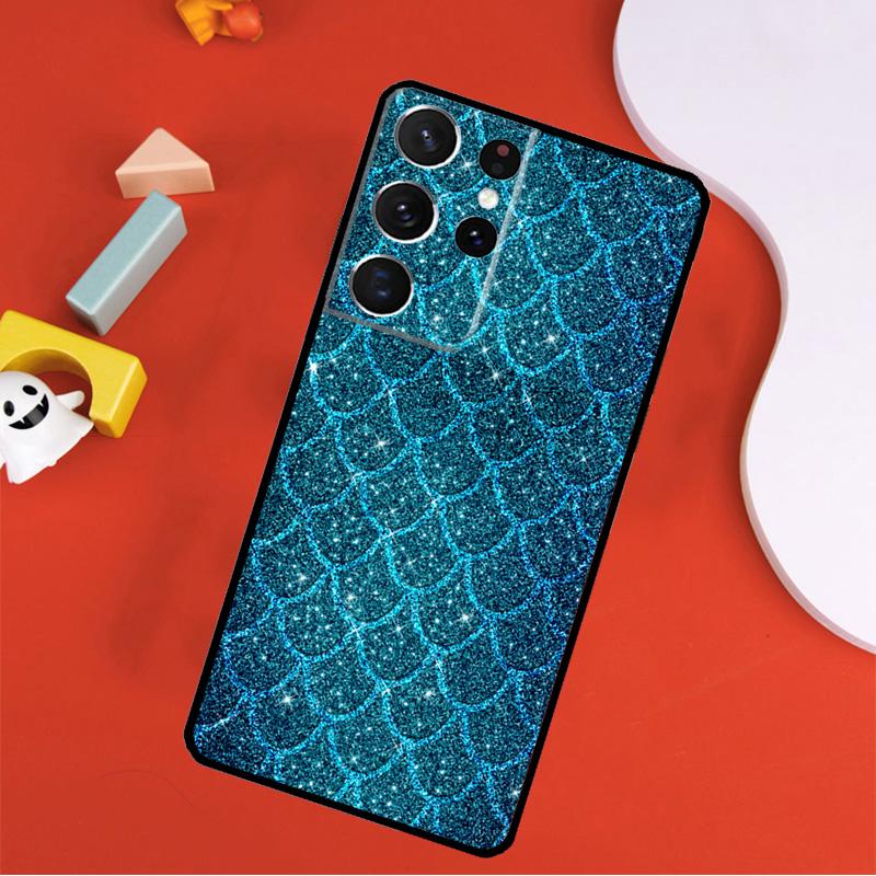 Акварельный Чехол для Телефона с Рисунком Чешуи Русалки для Samsung Galaxy S25 Ultra S24 Ultra S9 S10 S20 S21 S22 S23 Plus S24 FE