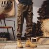 JEEP SPIRIT Men's Loose Fit Drawstring Cargo Pants
