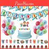 Birthday Kids Theme Party Decor Supplies Banner Caketopper Balloon