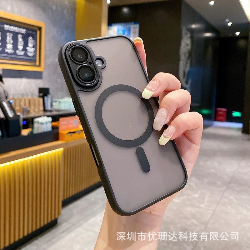 Применимо к чехлу для мобильного телефона iPhone 11 матовый магнитный присос Apple 11 ощущение кожи 11 с пленкой для объектива всесторонний противоударный защитный чехол