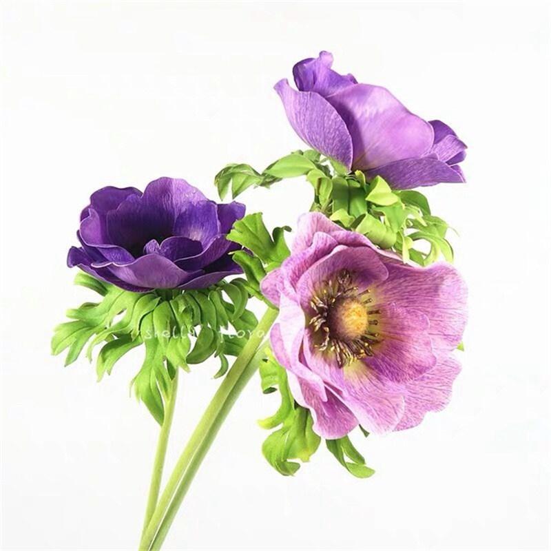 Свадебный декор Имитация цветка, одиночная ветка Серебряный лотос Ю Мейрен, украшение для дома, украшение рабочего стола, внутреннее украшение