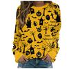 Fashion Retro 3d Print Halloween Pumpkin Head Girls Women Sweatshirts Oversized Tracksuits Pullover Girls Long Sleeves Clothing