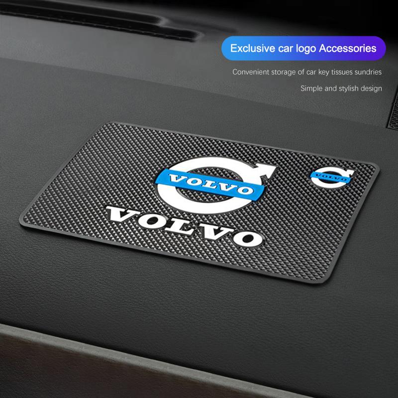 PVC silicone car dashboard anti-slip mat anti-slip mat for Volvo Xc60 Xc90 V40 V60 S60 V50 V90 S80 C40 XC40 V70 XC70 Rdesign