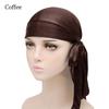 Adjustable Bandana Pre-Tied Turban Hijab Fashion Silk Durag