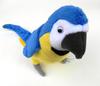 Blue and White Macaw Plush Toy Body 16.5cm