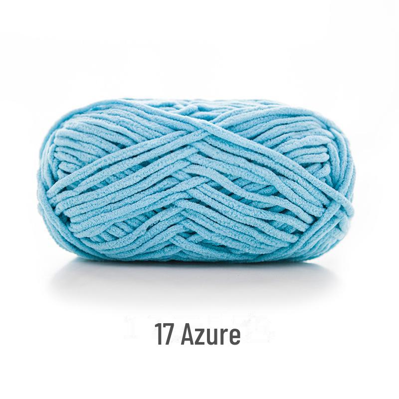 Snowball Mengzaizi DIY Wool Crochet Kit: Knitted Blanket, Scarf, Doll, Slippers