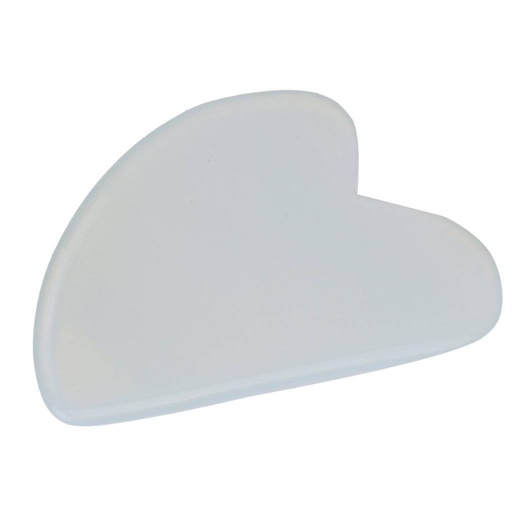 Доска Гуа Ша Белый Опал Камень Форма Сердца Скребковый Массажный Инструмент для Лица Шеи Тела