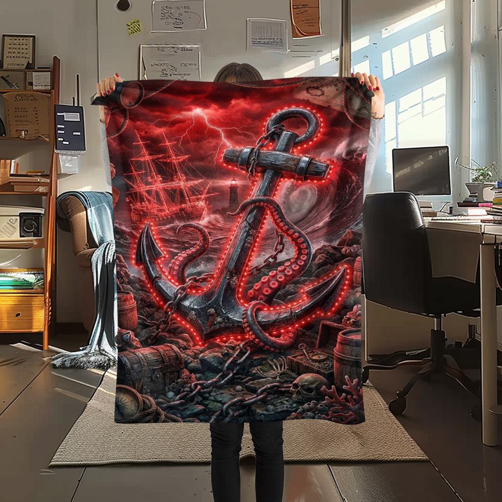 mechanical navigation elementsPrint Flannel Blanket,High quality Comfortable for All Seasons,Home Decor,Warmth and Comfort,Perfect for Christmas Gifts