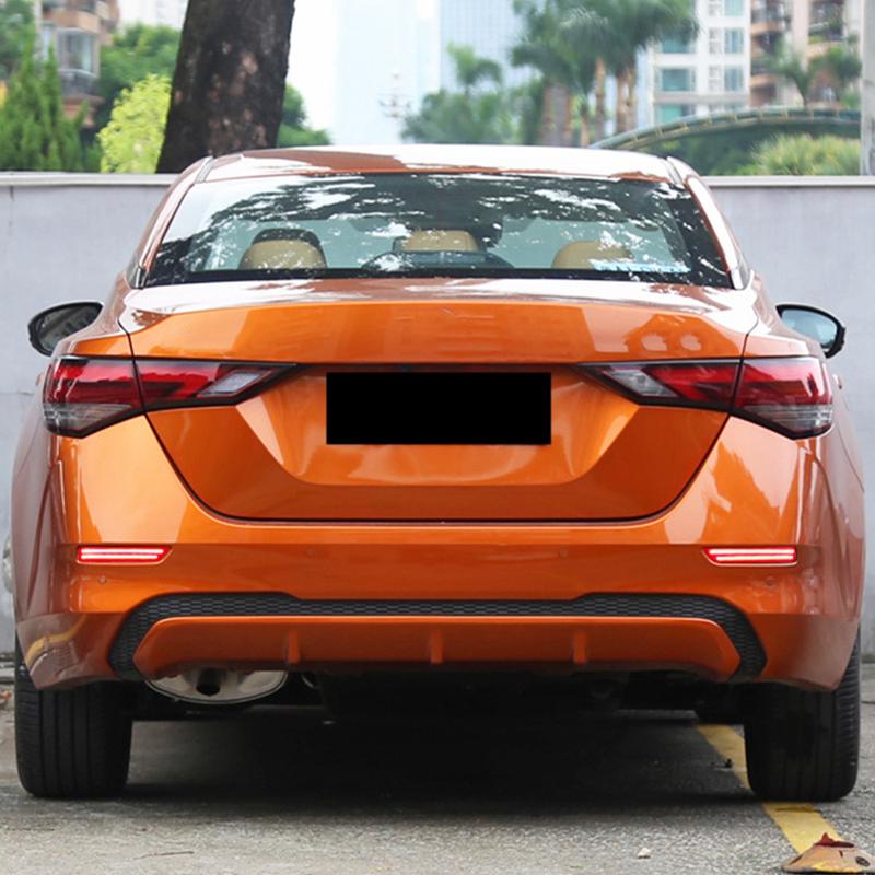 LED Rear Bumper Reflector Lights For Nissan Sentra Sylphy 20-25 Teana 22-24 Patrol 19-23 Murano 15-19 Turn Signal Brake lamp