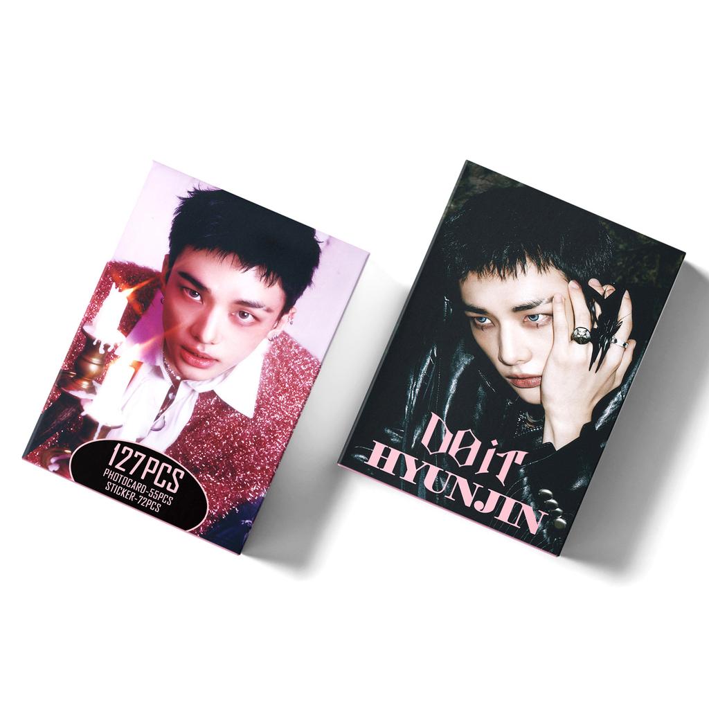 SKZ DO IT 55 Lomo Cards + 72 Stickers Set, Kpop Fan Merch High-Definition Print