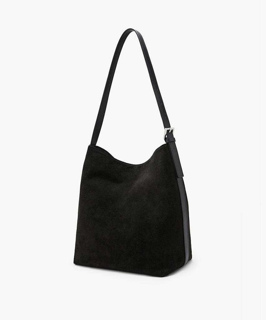 Clave Lily Suede Dark Brown Tote Bag
