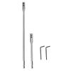 2Pcs Drill Bit Extensions 1/4'' Hexagonal Shank Tool Steel 6Inch and 12Inch for Tight Space Drilling